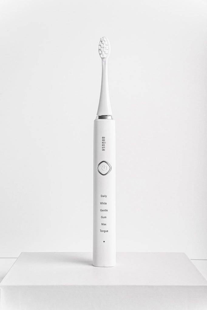 White Electric Toothbrush Kit